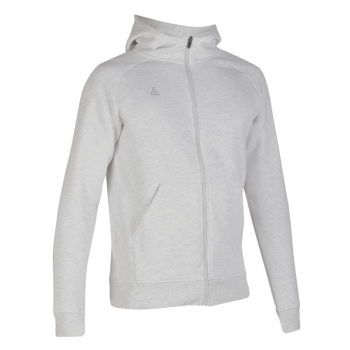 Zip-Up Hoodie Light Grey